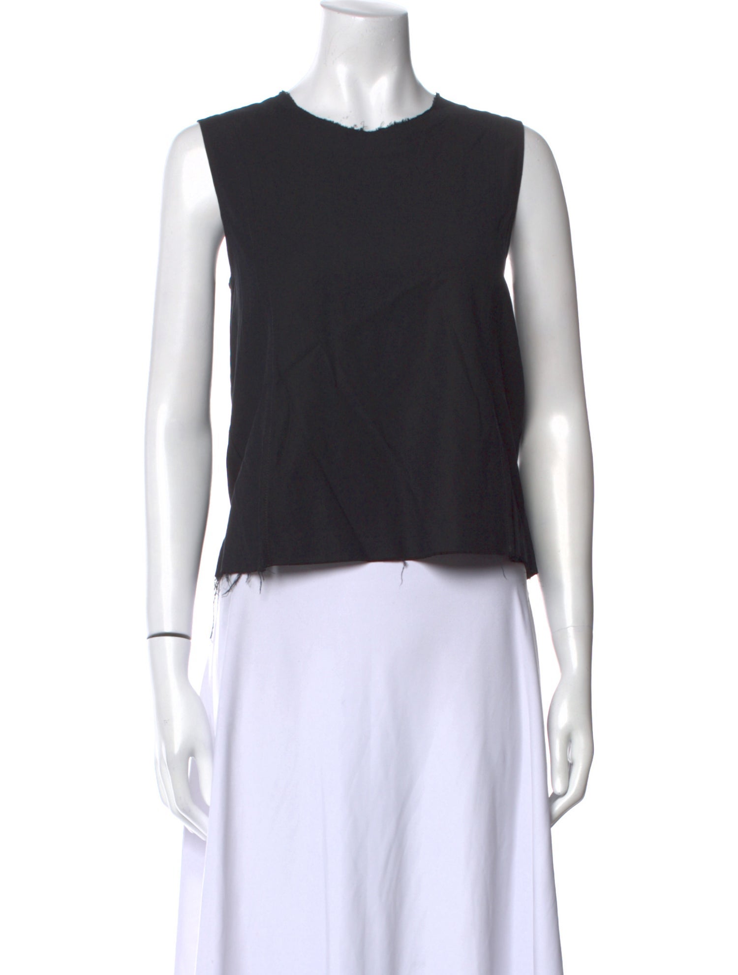 Sea New York Crew Neck Sleeveless Crop Top