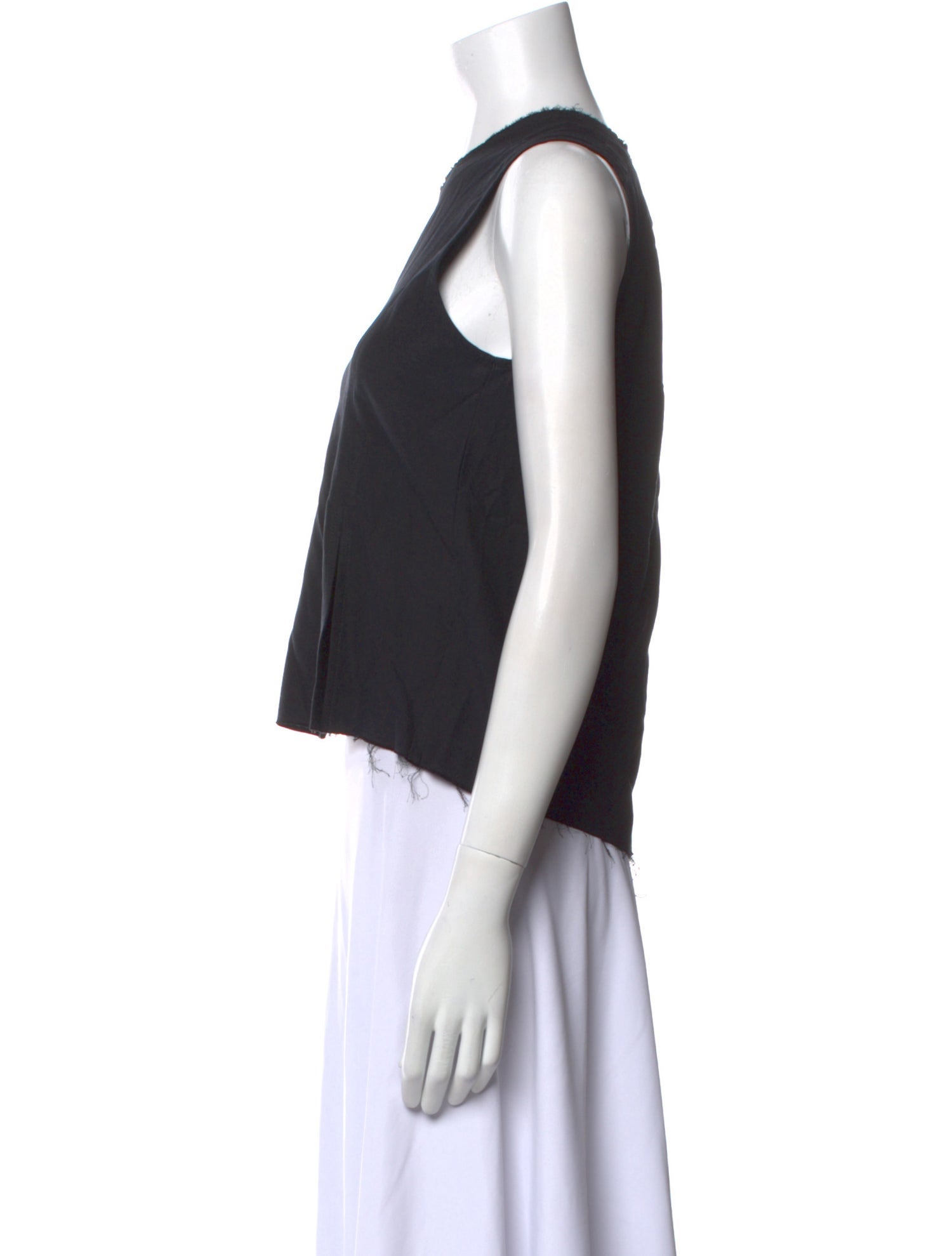 Sea New York Crew Neck Sleeveless Crop Top