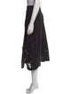 McQ Alexander McQueen Wool Midi Length Skirt