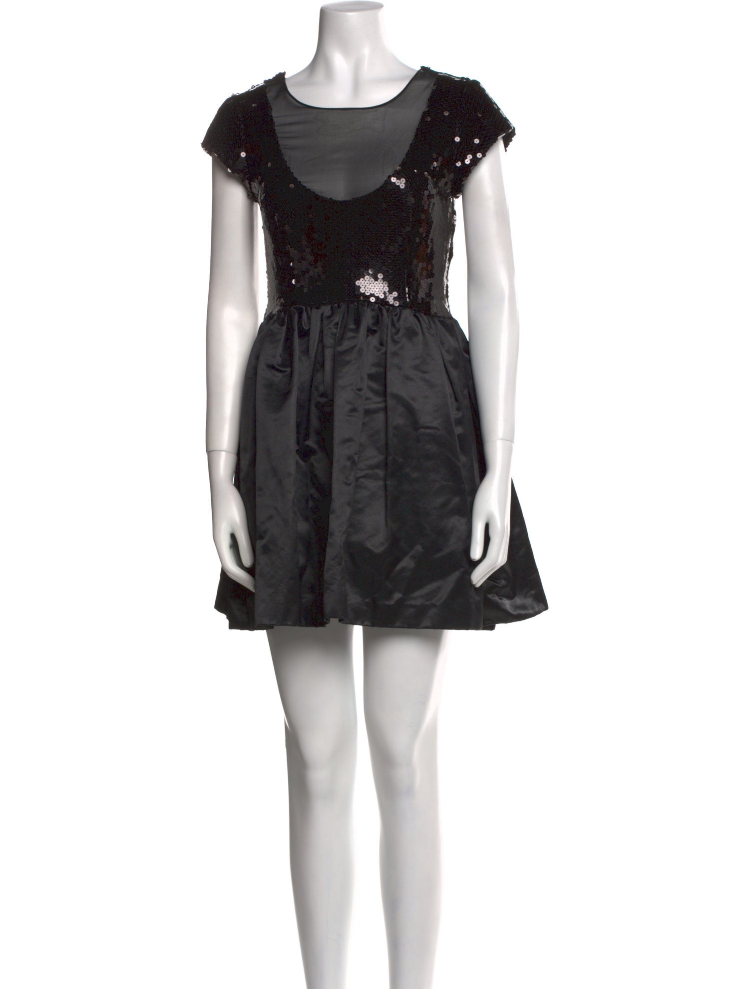 Sea New York Scoop Neck Mini Dress