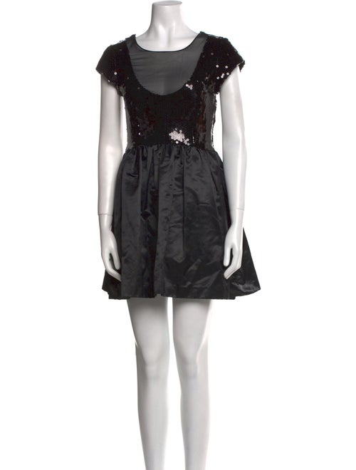 Sea New York Scoop Neck Mini Dress