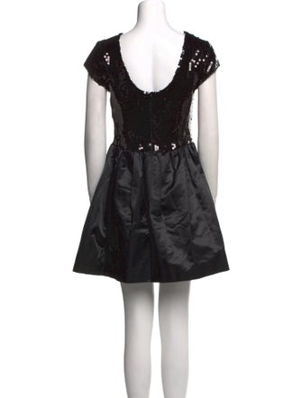 Sea New York Scoop Neck Mini Dress