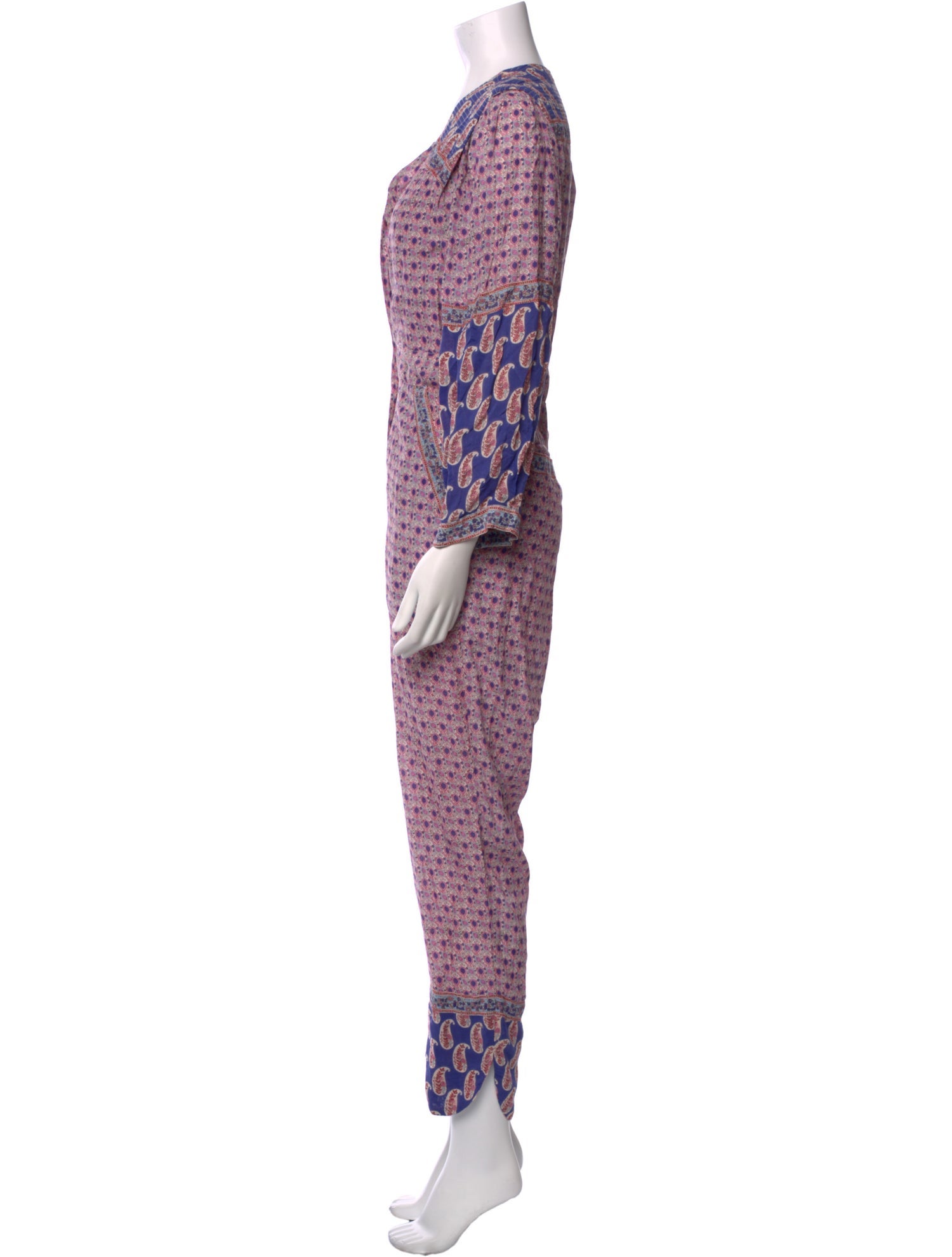 Sea New York Printed V-Neck Jumpsuit