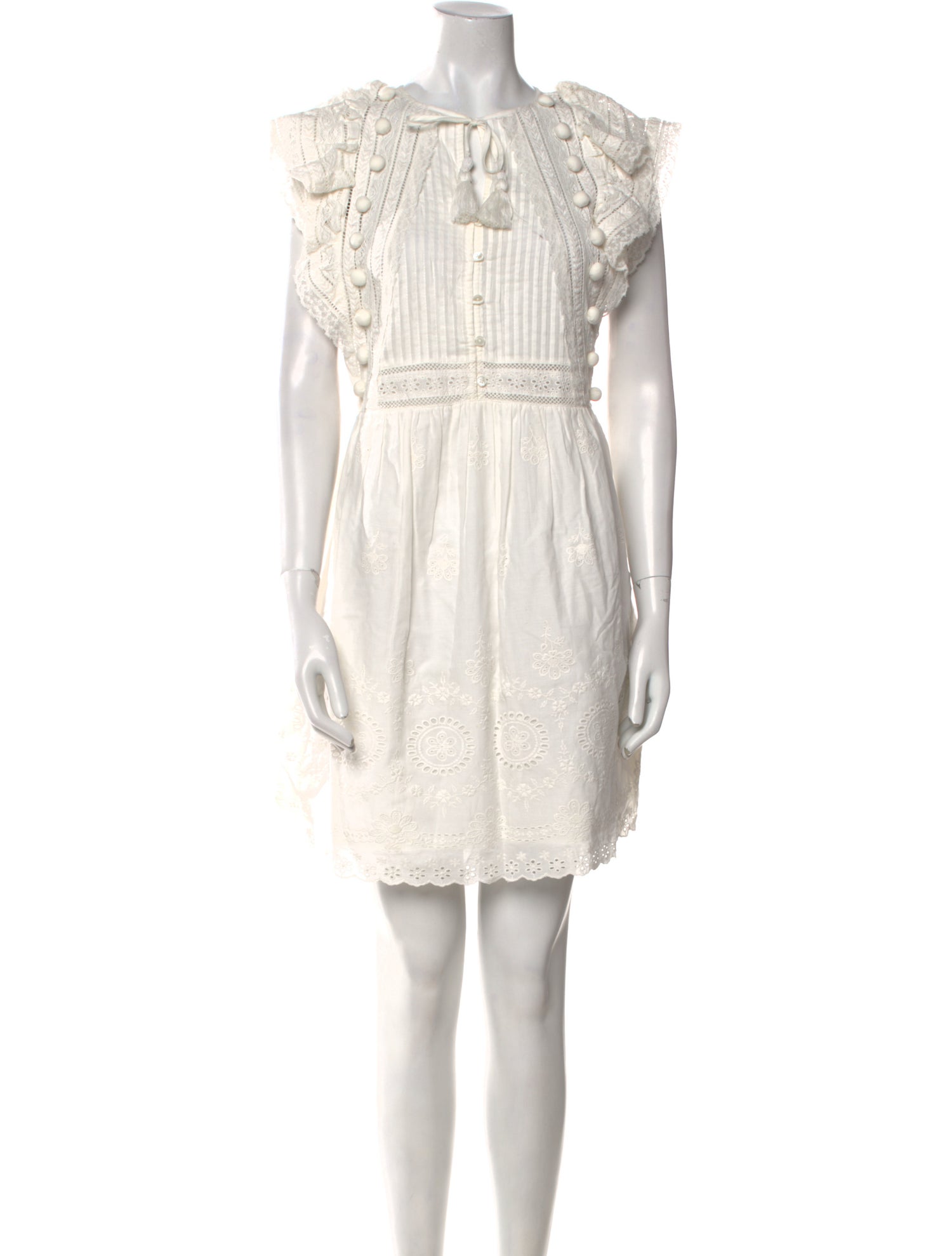 Sea New York Crew Neck Mini Dress