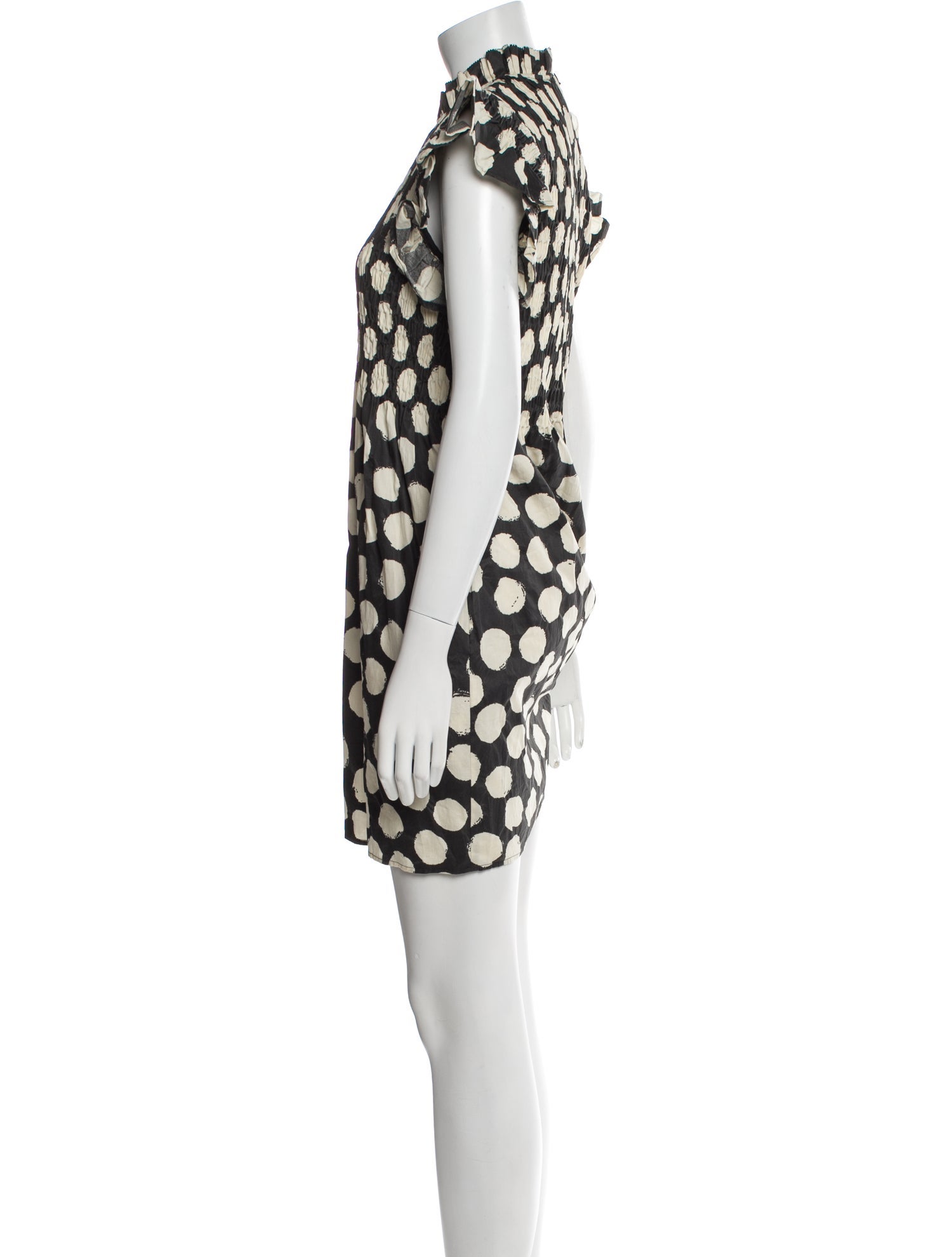 Sea New York Polka Dot Print Mini Dress