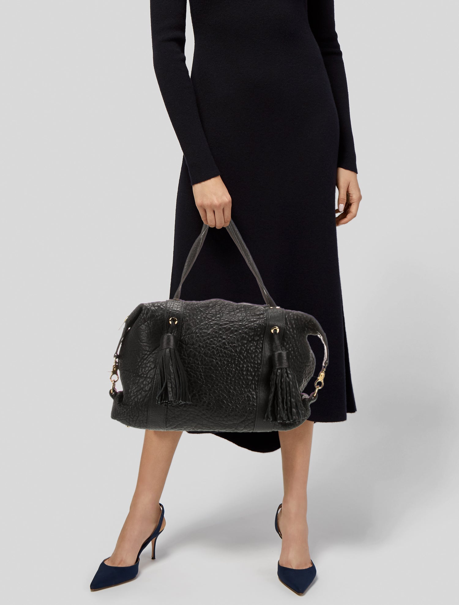 Sea New York Leather Shoulder Bag Vintage