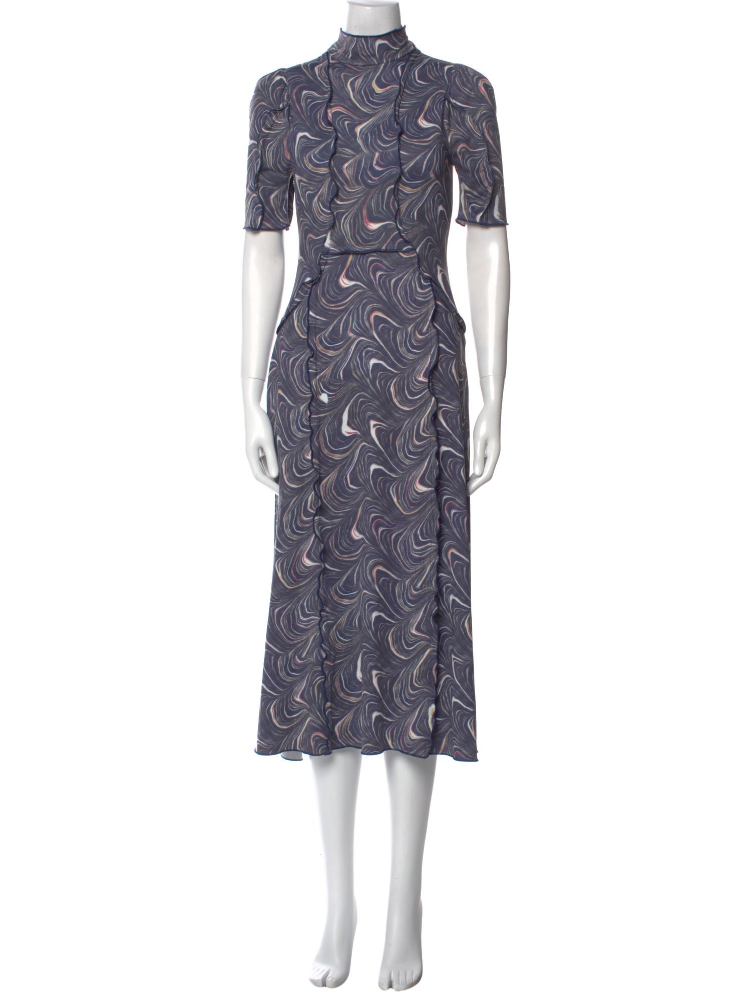 Sea New York Printed Long Dress