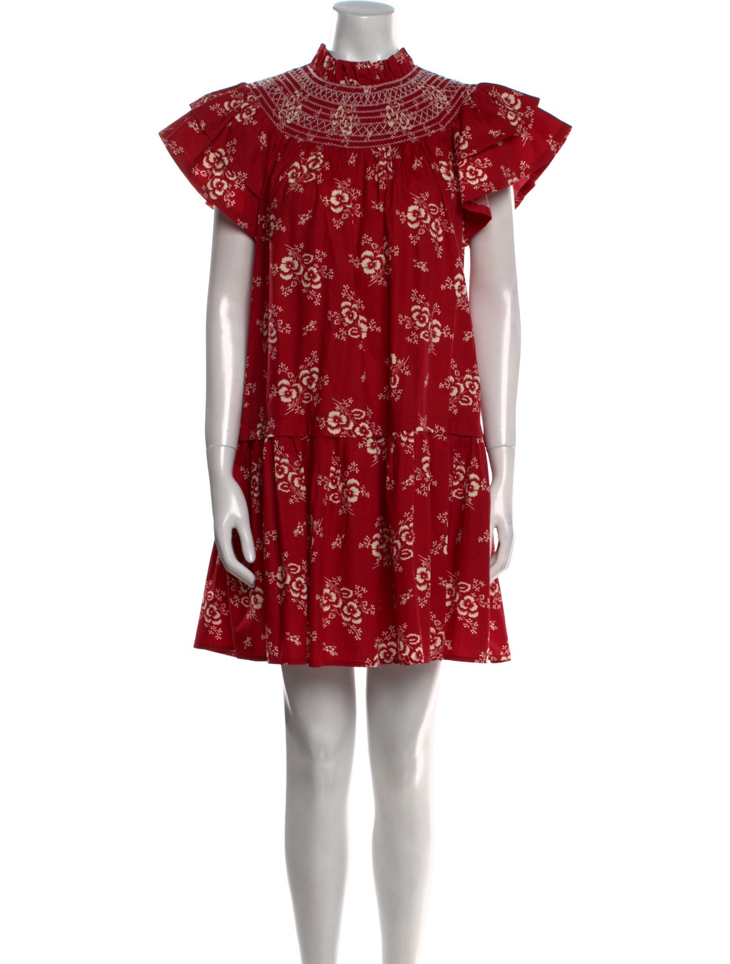 Sea New York Floral Print Mini Dress