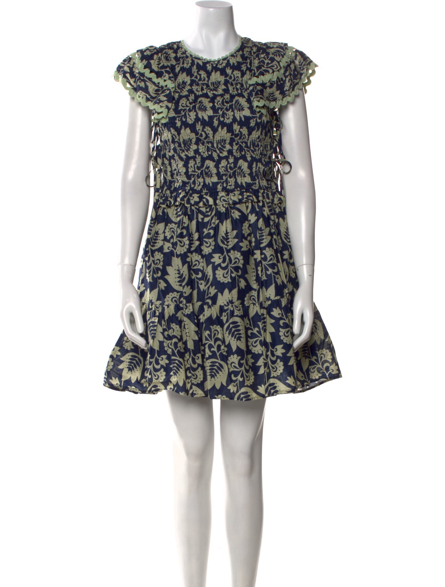 Sea New York Floral Print Mini Dress