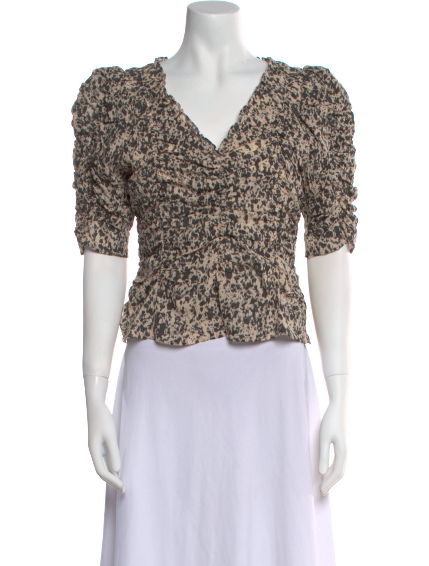 Sea New York Floral Print V-Neck Crop Top w/ Tags