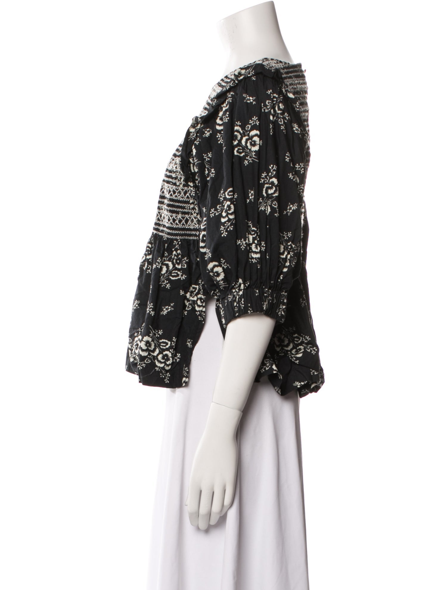 Sea New York Printed Crew Neck Blouse