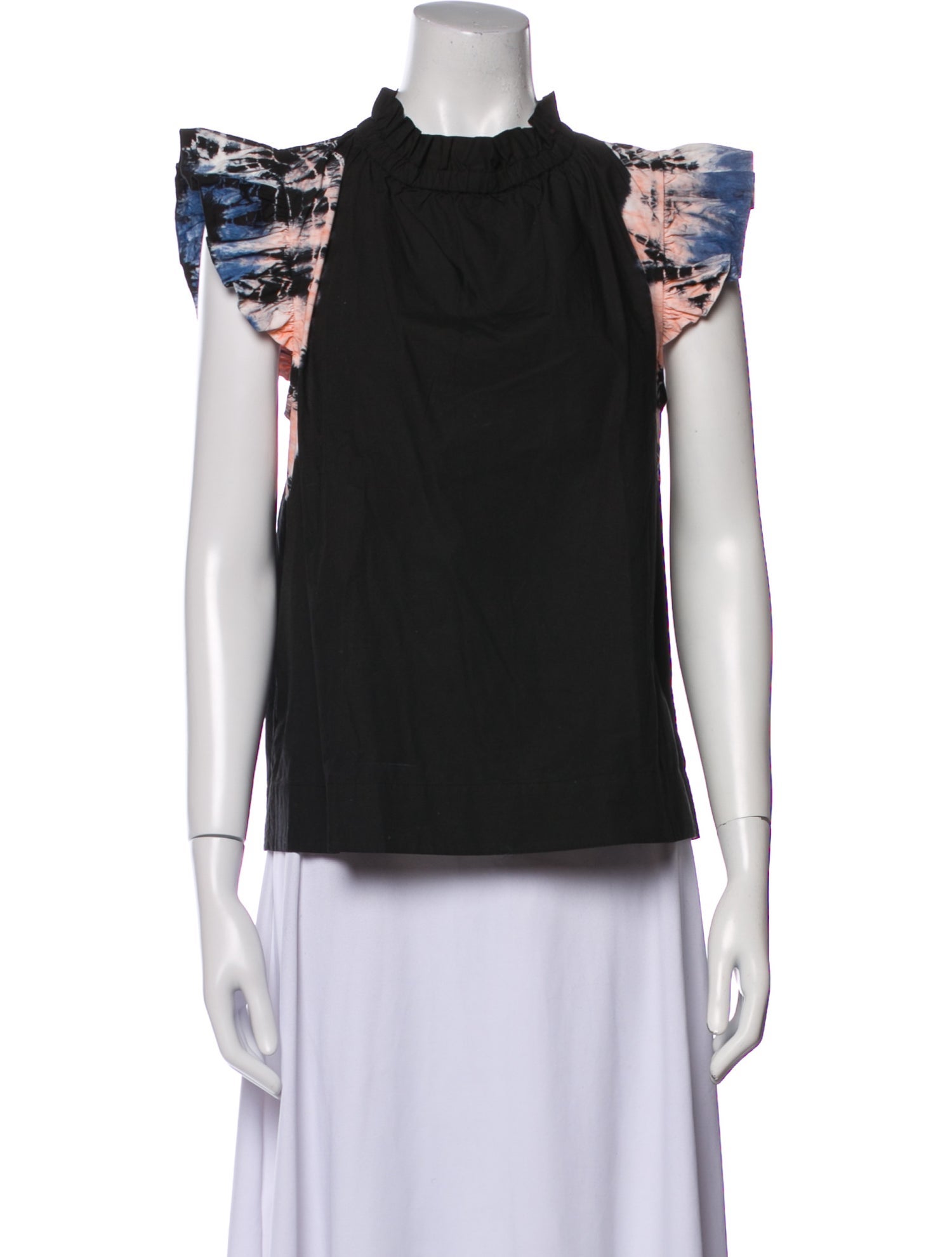 Sea New York Mock Neck Short Sleeve Blouse w/ Tags