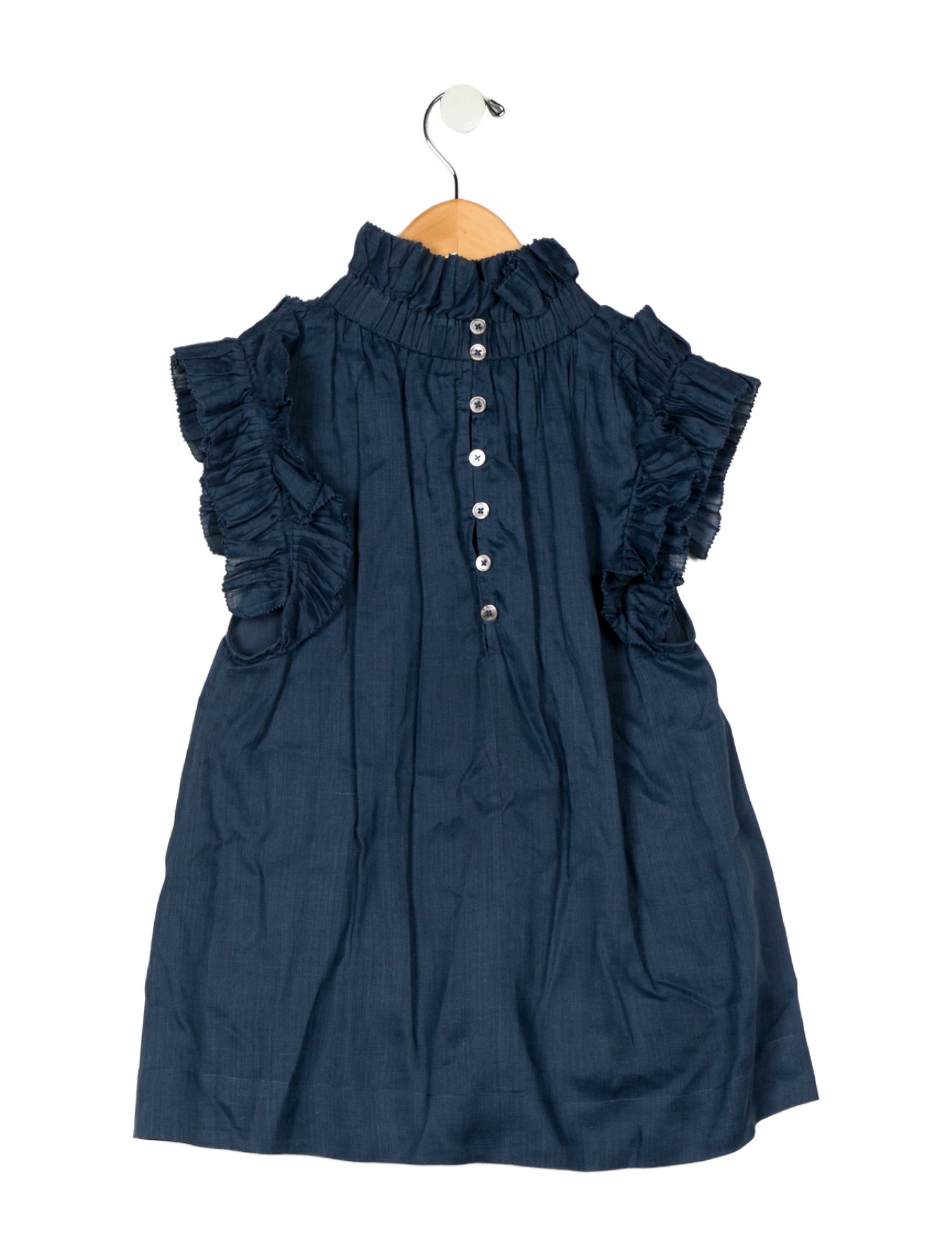 Sea New York Kids Girls' Ruffle Embellished Sleeveless Dress