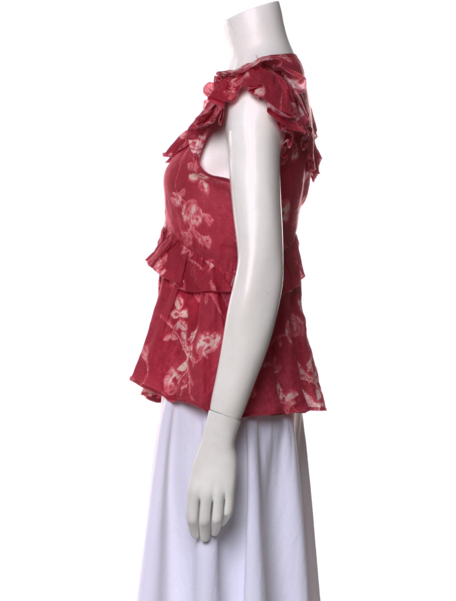 Sea New York Floral Print Crew Neck Blouse