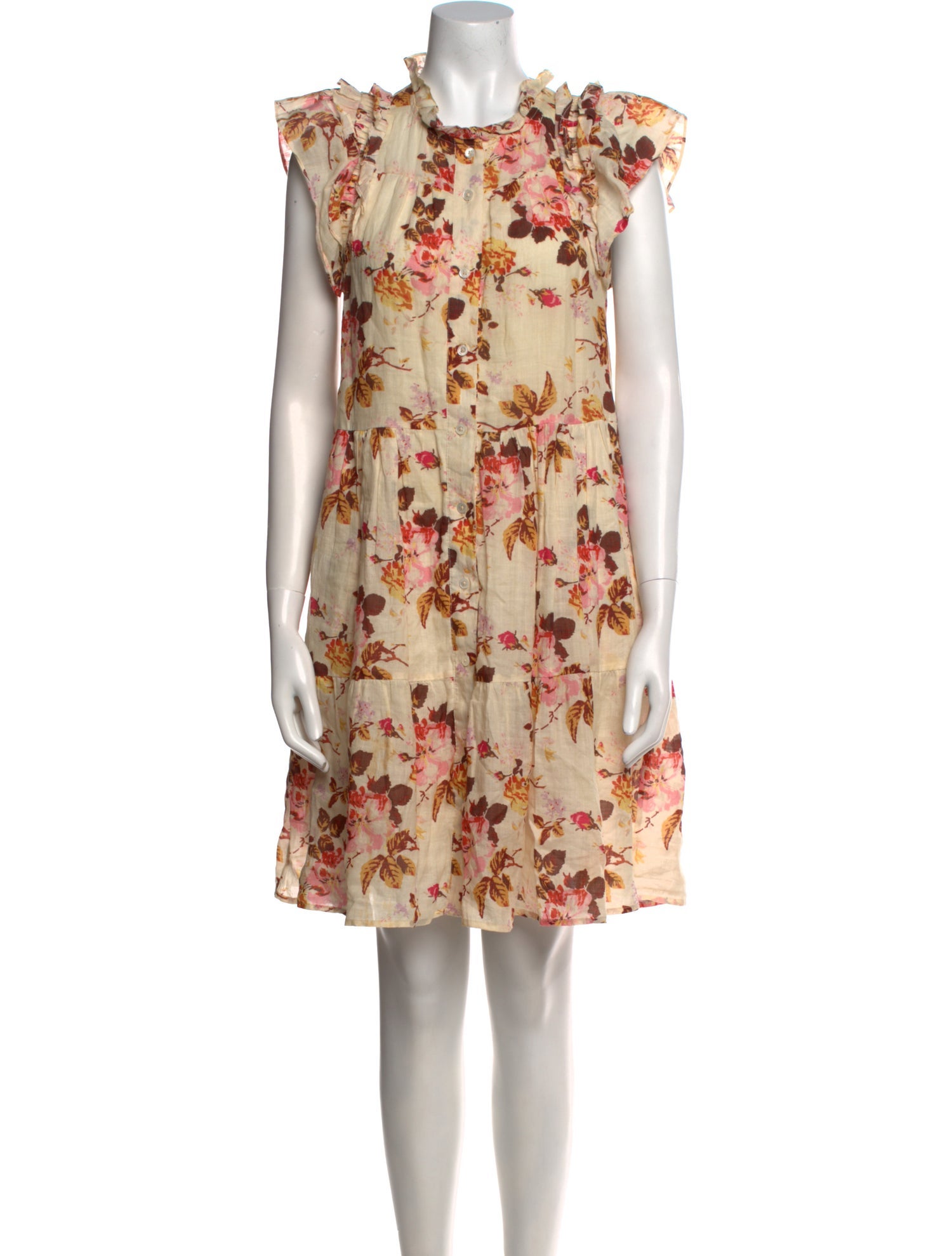 Sea New York Floral Print Knee-Length Dress