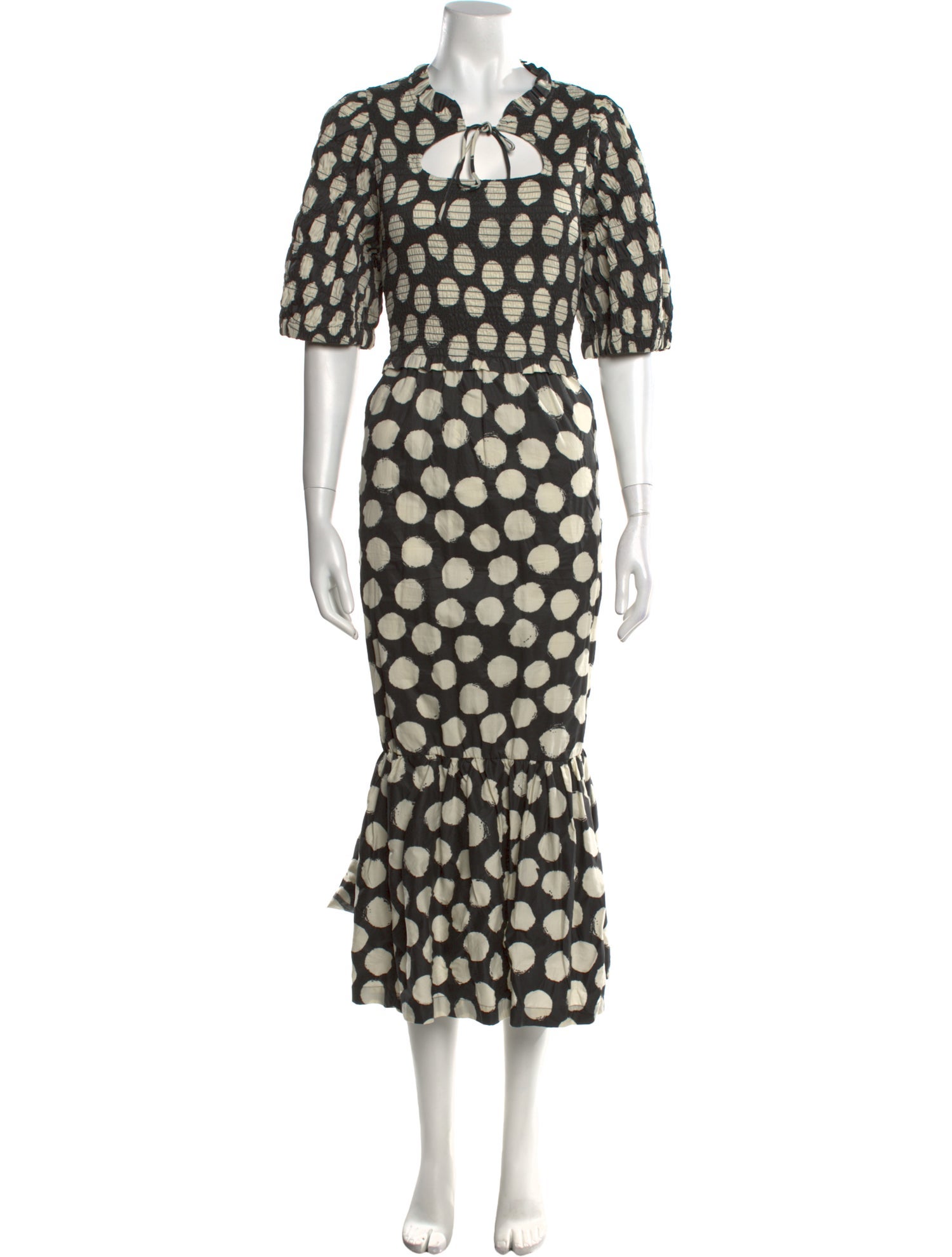 Sea New York Polka Dot Print Long Dress