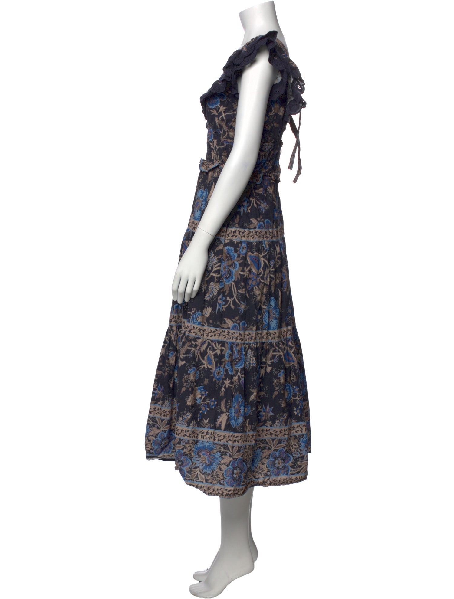 Sea New York Floral Print Long Dress