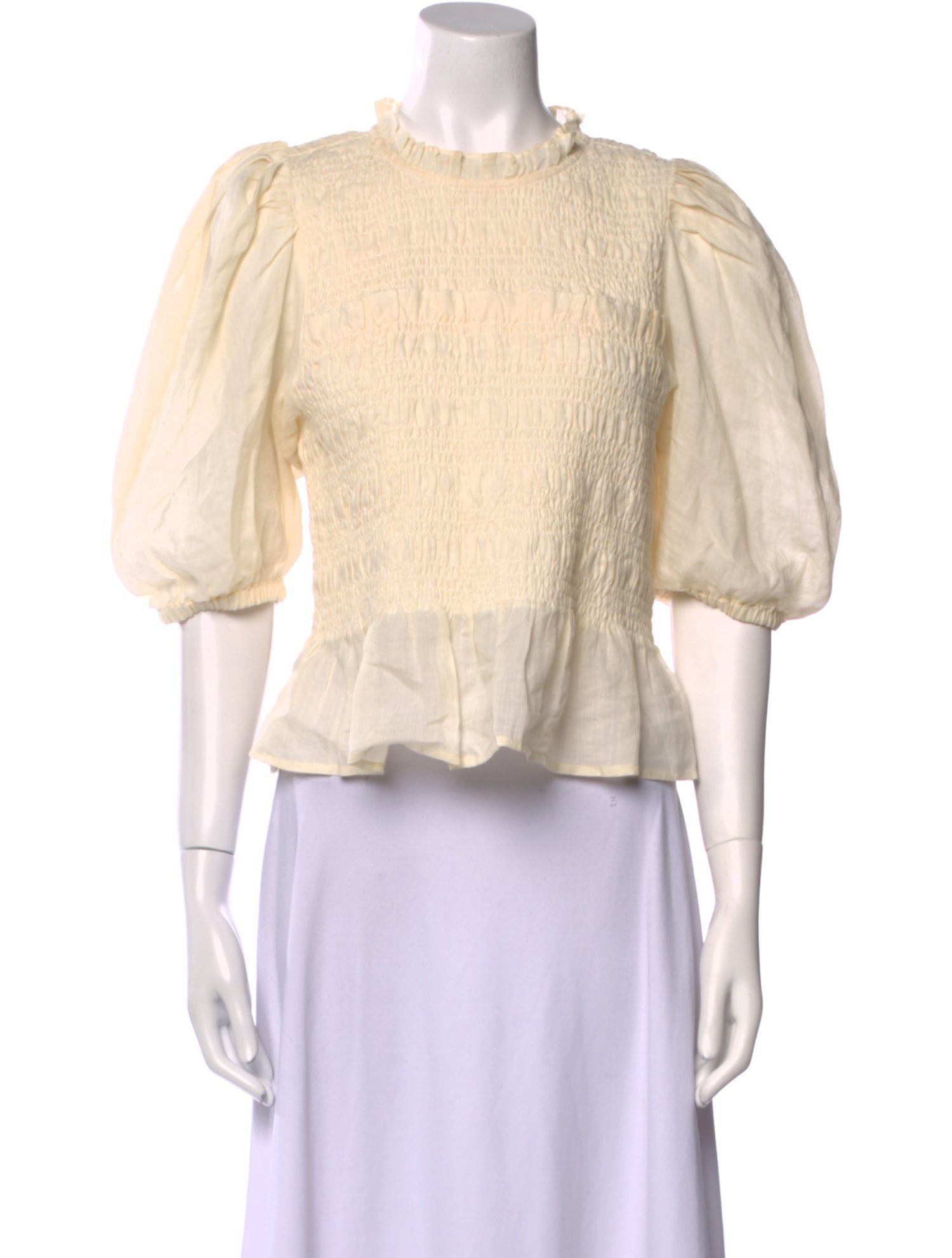 Sea New York Mock Neck Short Sleeve Crop Top