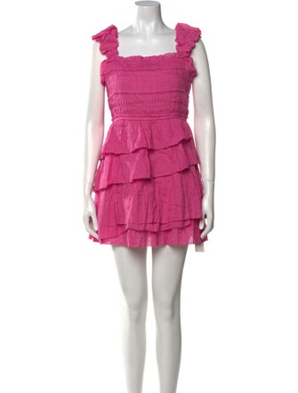 Sea New York Square Neckline Mini Dress