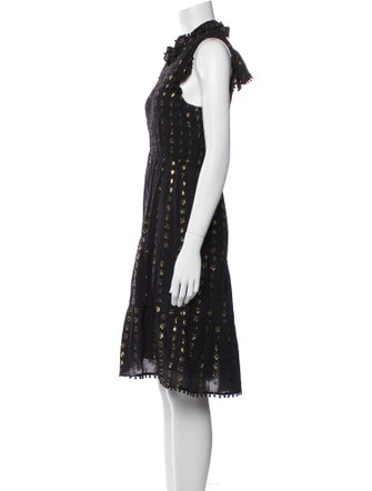 Sea New York Polka Dot Print Knee-Length Dress