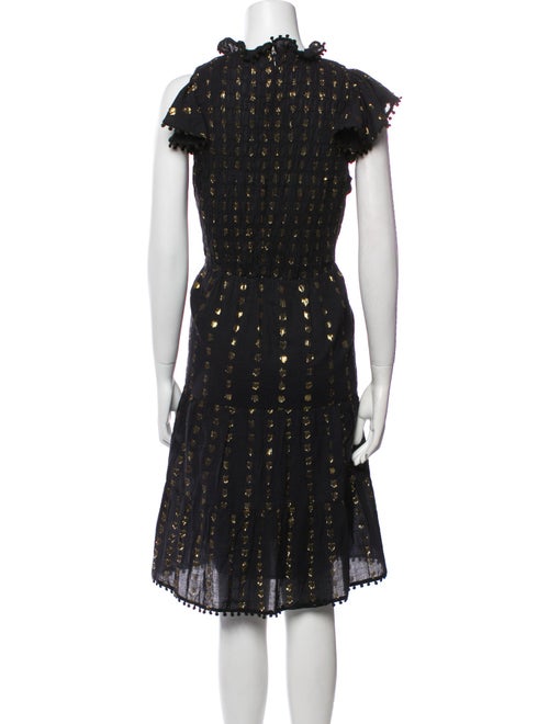 Sea New York Polka Dot Print Knee-Length Dress