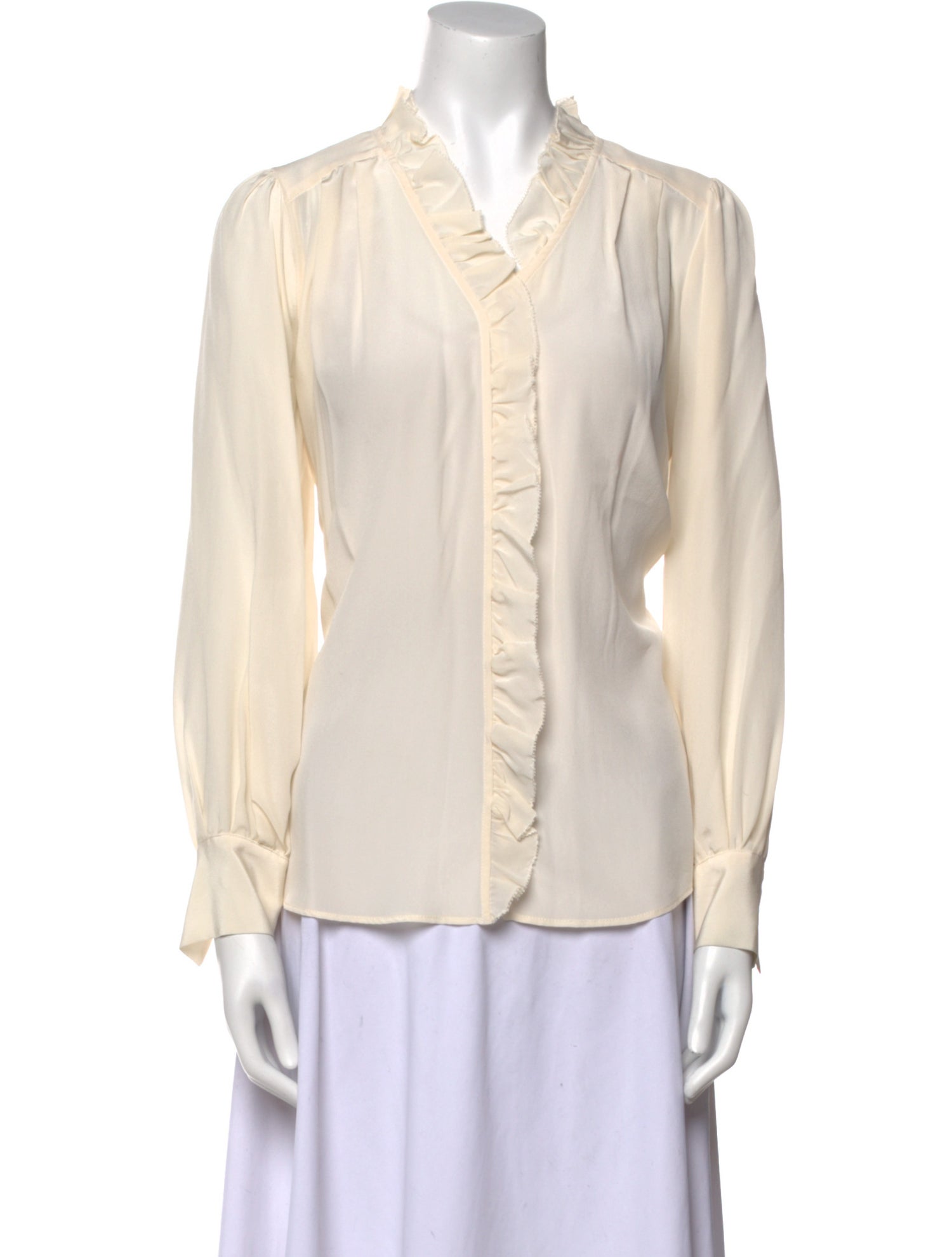 Sea New York Silk V-Neck Blouse