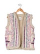 Sea New York Girls' Quilted Faux Shearling Vest