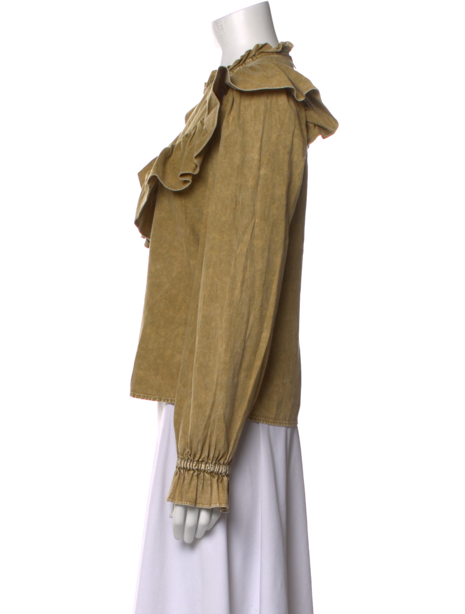 Sea New York Mock Neck Long Sleeve Blouse