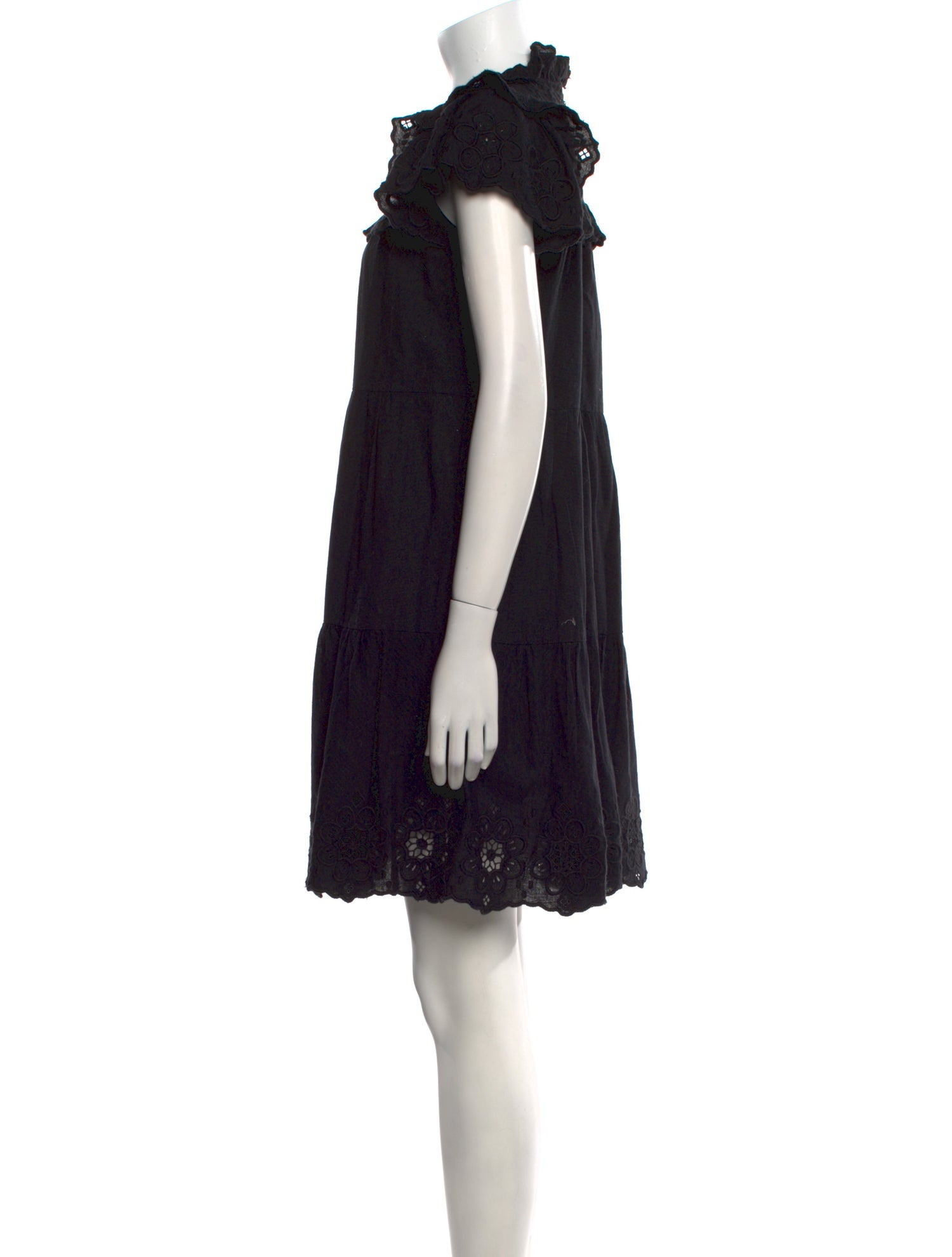 Sea New York Mock Neck Mini Dress