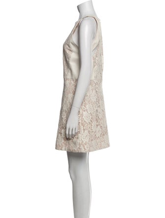 Sea New York Lace Pattern Mini Dress