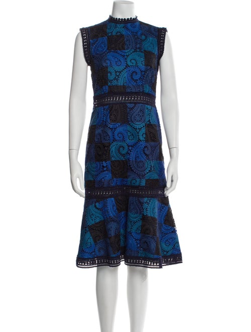 Sea New York Lace Pattern Midi Length Dress