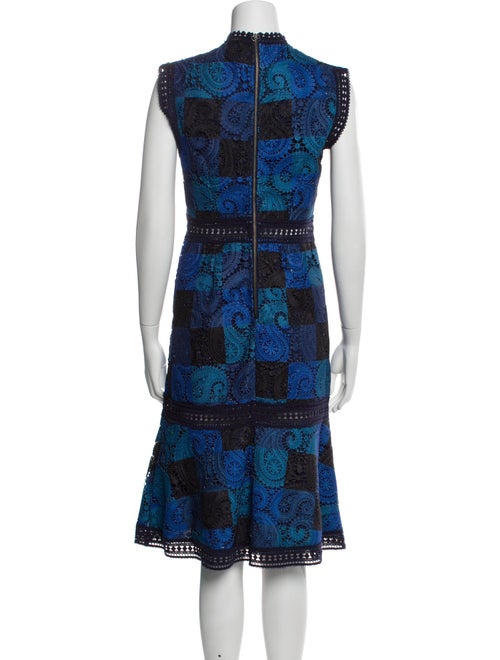 Sea New York Lace Pattern Midi Length Dress