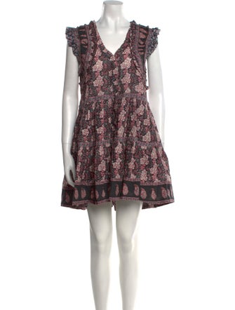 Sea New York Floral Print Mini Dress