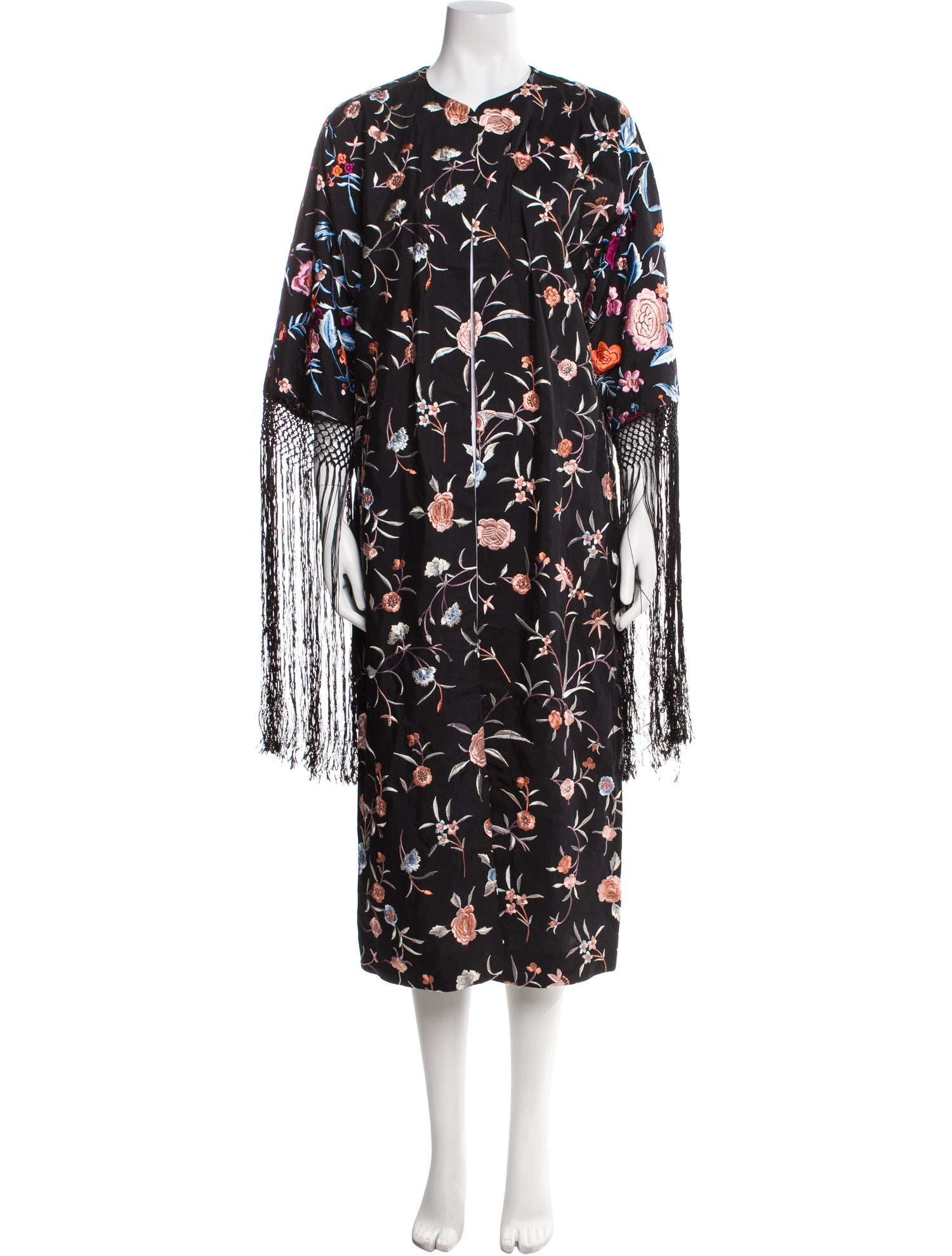 Sea New York Floral Print Tassel Accents Robe w/ Tags