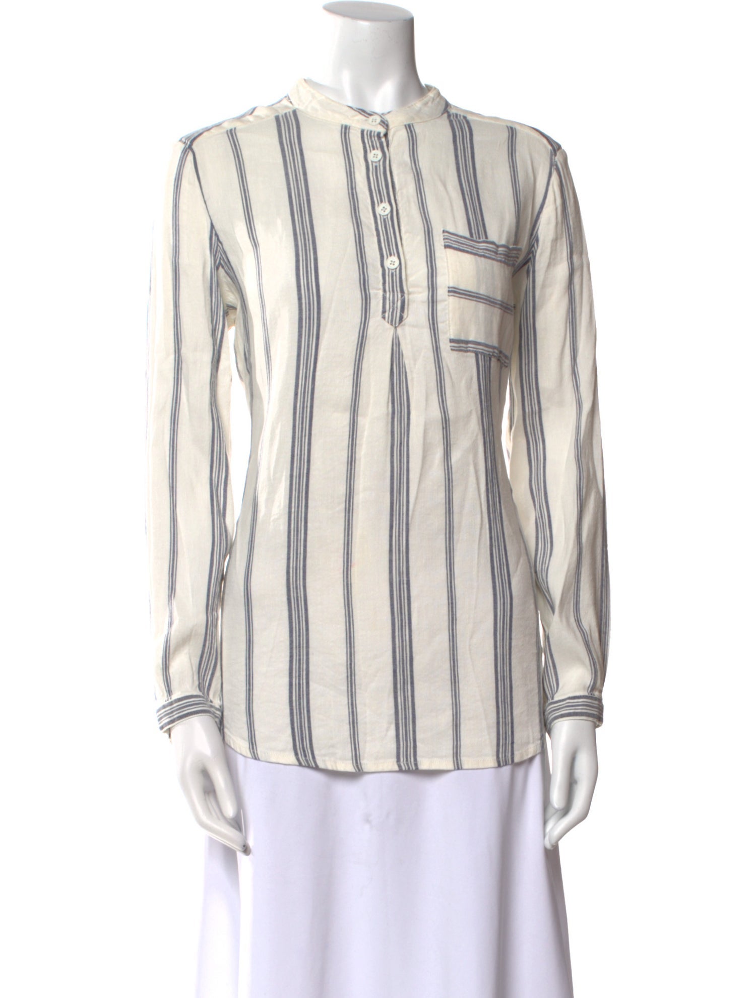 Sea New York Linen Striped Blouse