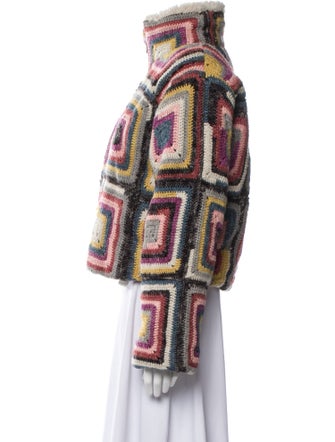 Sea New York Merino Wool Printed Jacket