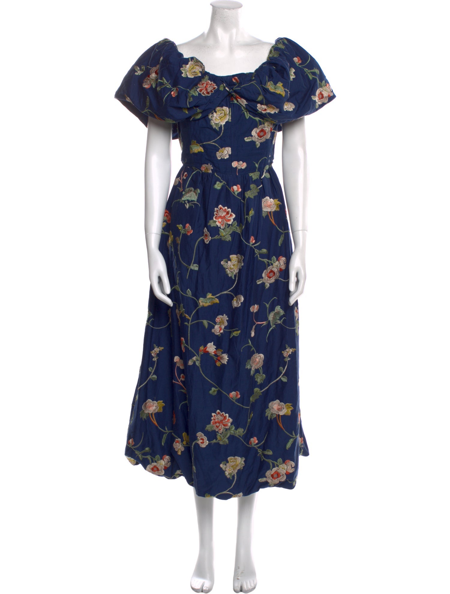 Sea New York Floral Print Midi Length Dress