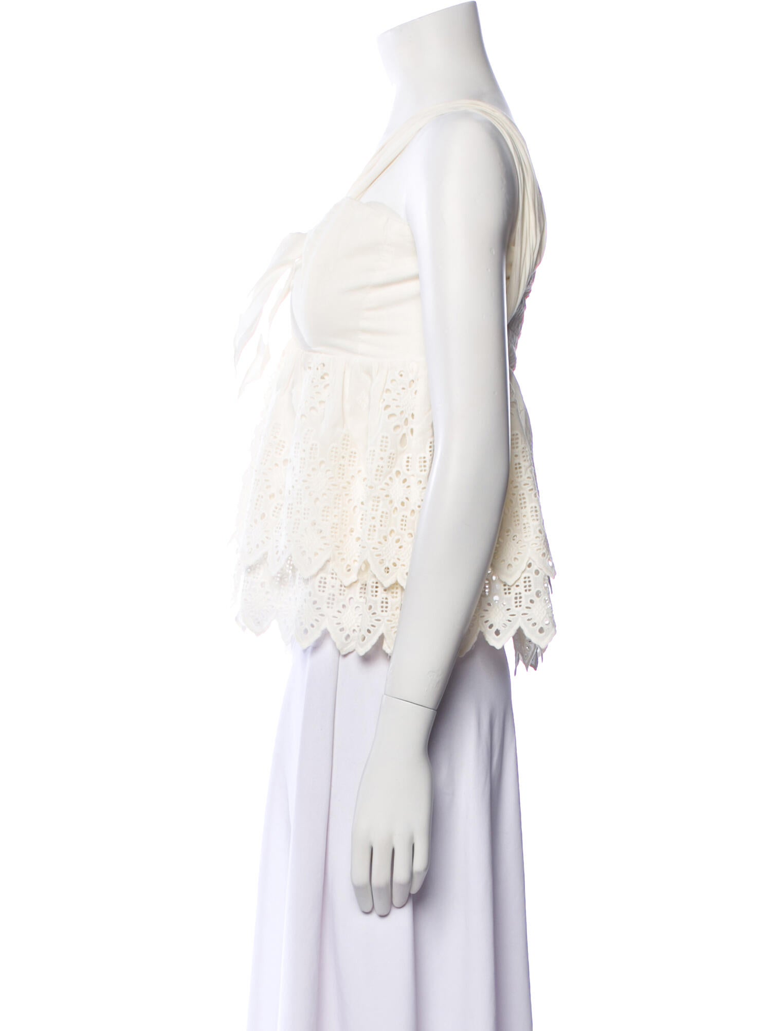 Sea New York Strapless Crop Top