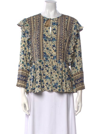 Sea New York Silk Printed Blouse