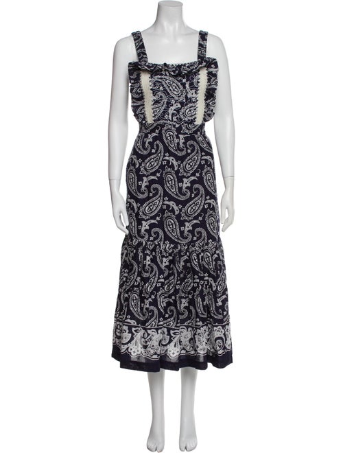 Sea New York Paisley Print Long Dress