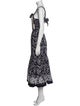 Sea New York Paisley Print Long Dress