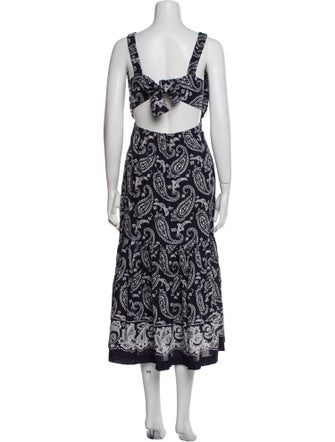 Sea New York Paisley Print Long Dress