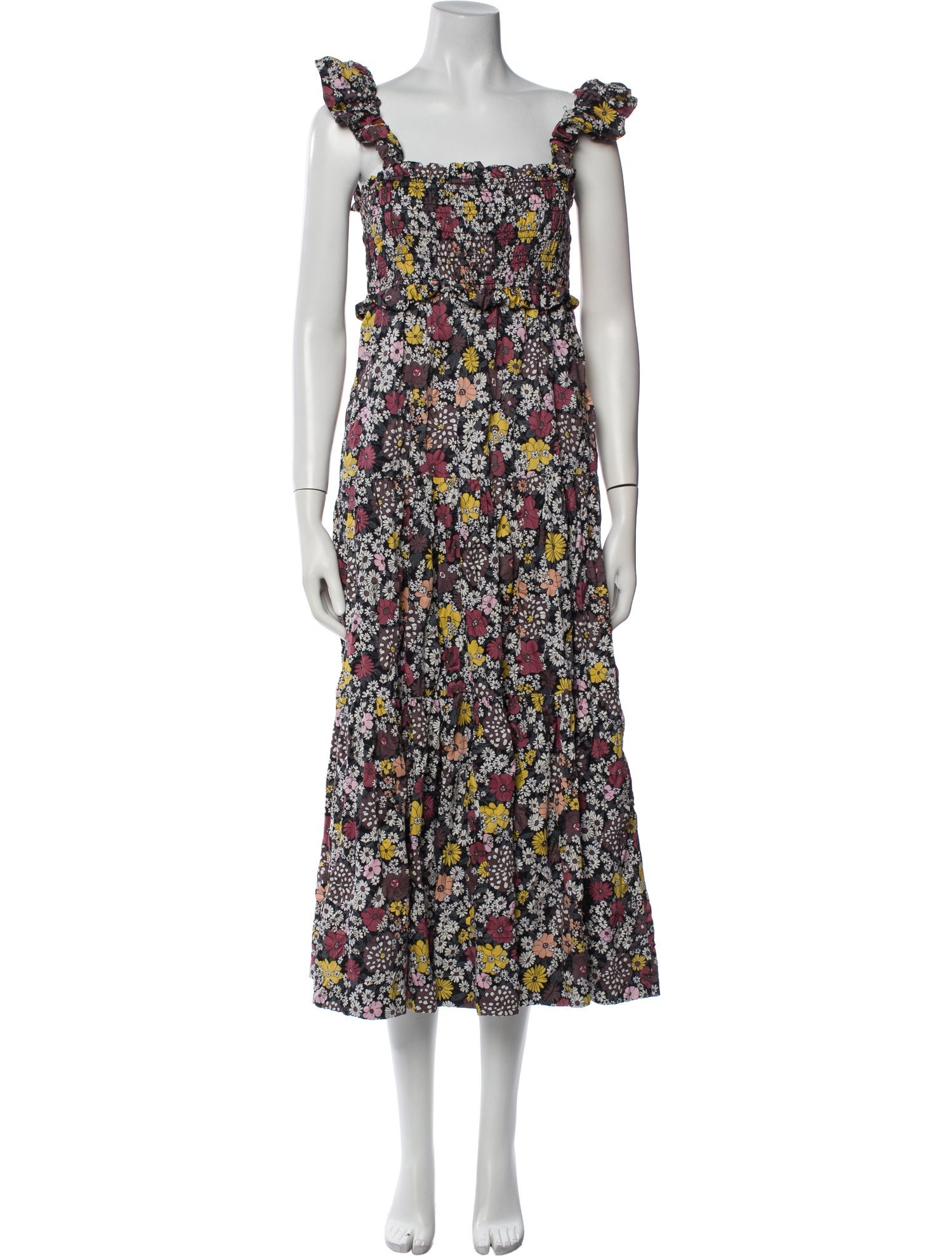 Sea New York Floral Print Long Dress