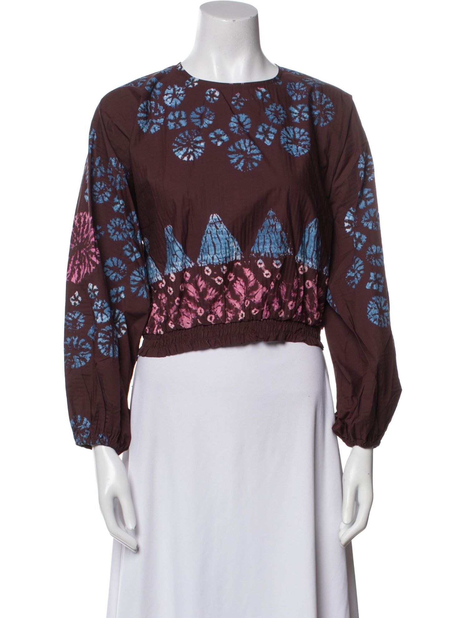 Sea New York Tie-Dye Print Crew Neck Crop Top w/ Tags