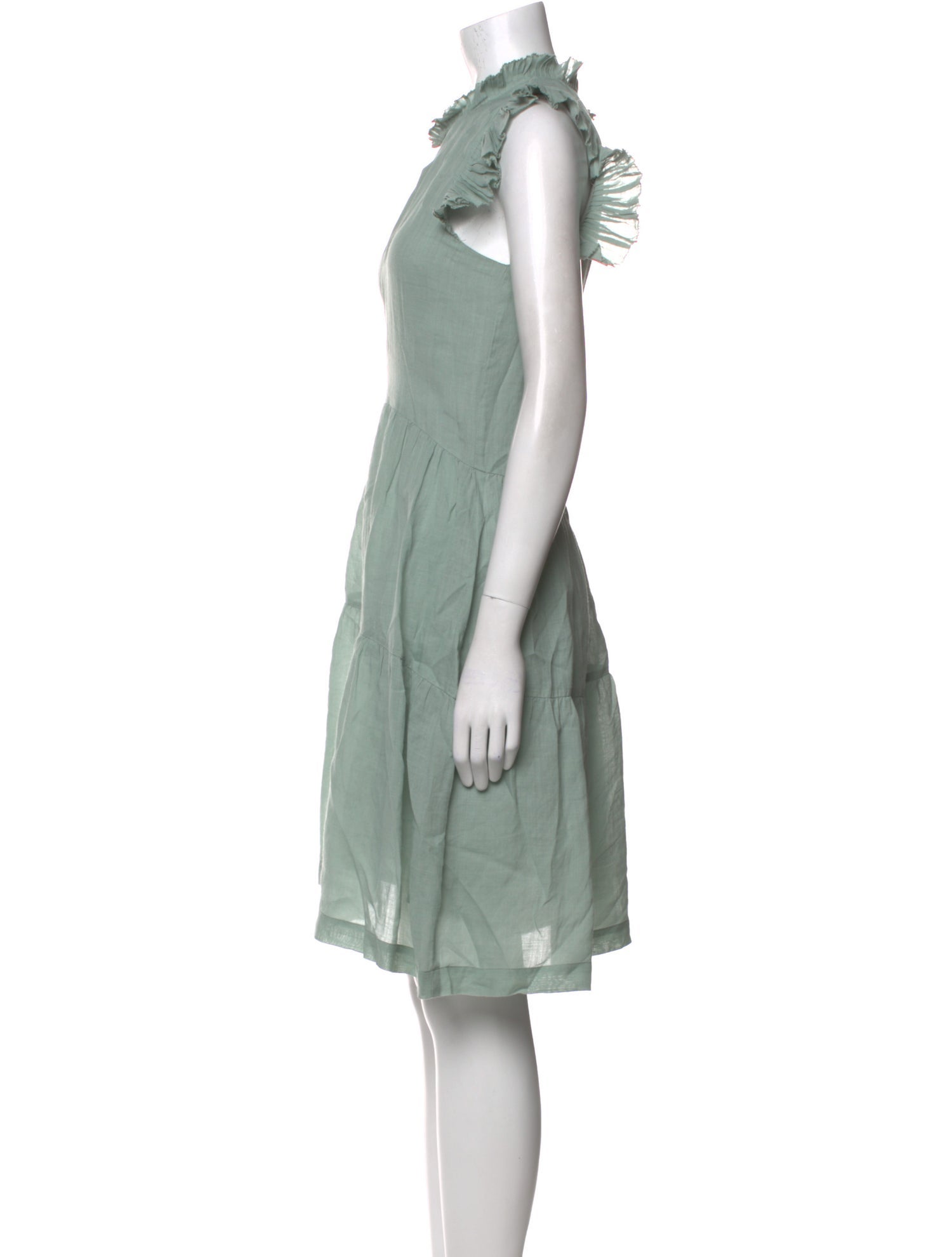 Sea New York Mock Neck Knee-Length Dress