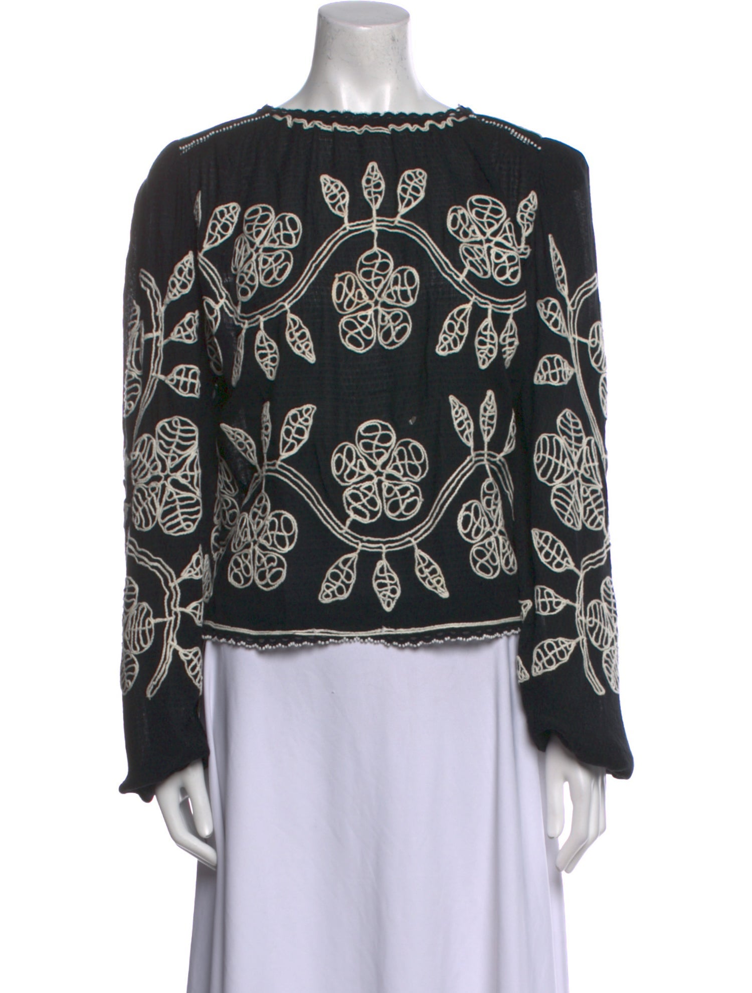 Sea New York Printed Crew Neck Blouse