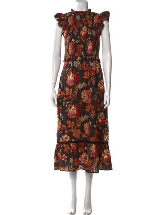 Sea New York Floral Print Long Dress