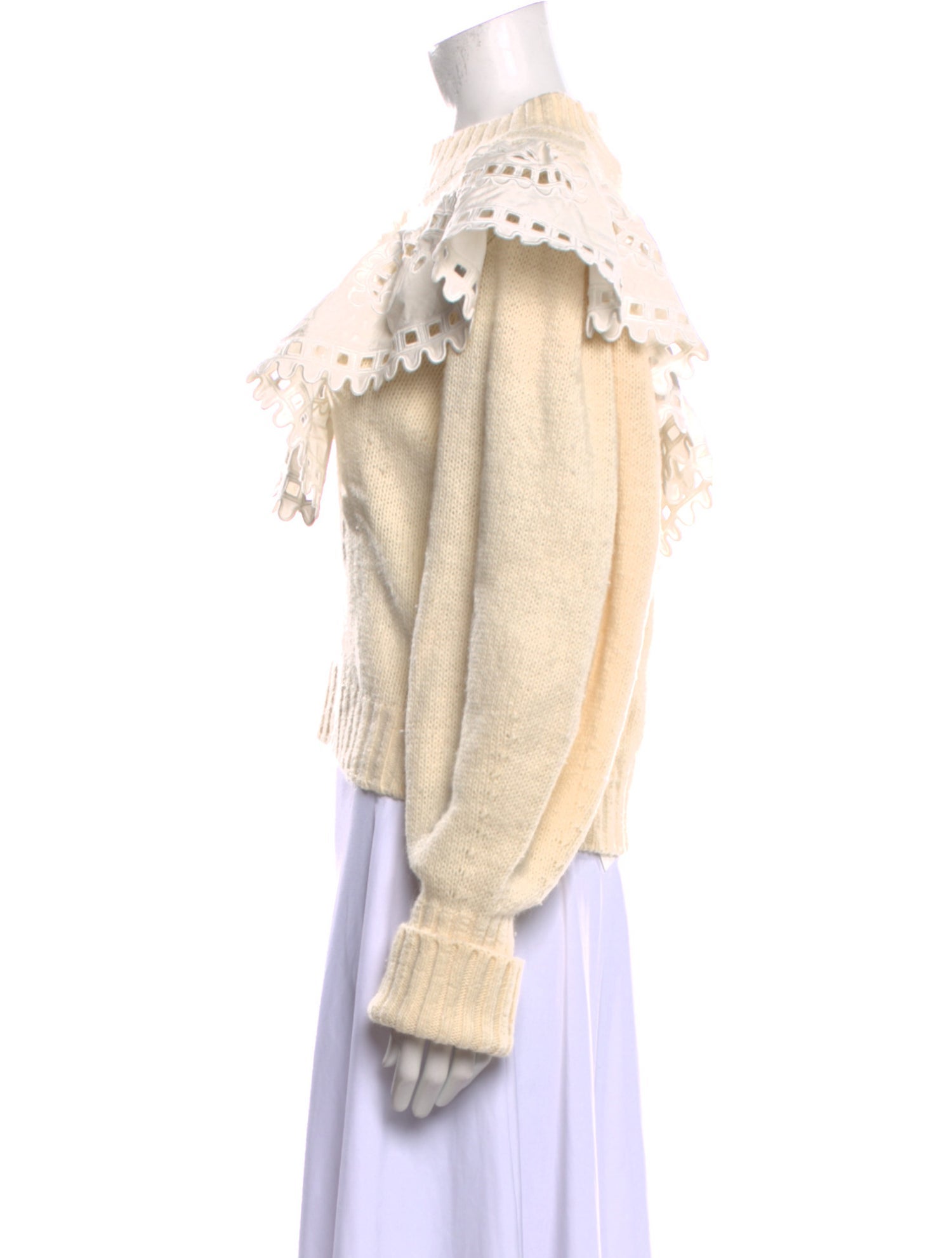 Sea New York Merino Wool Mock Neck Sweater