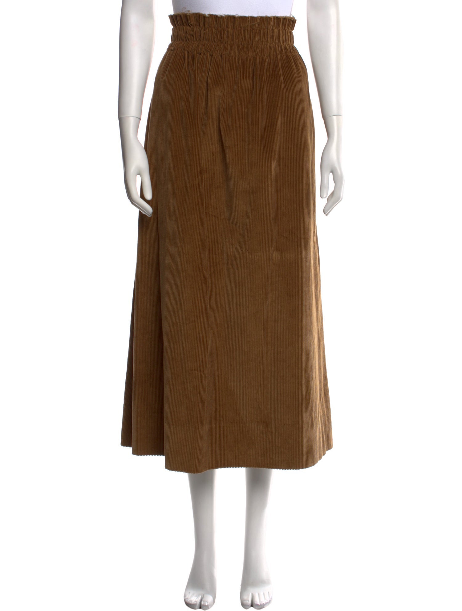 Sea New York Raw-Edge Trim Midi Length Skirt