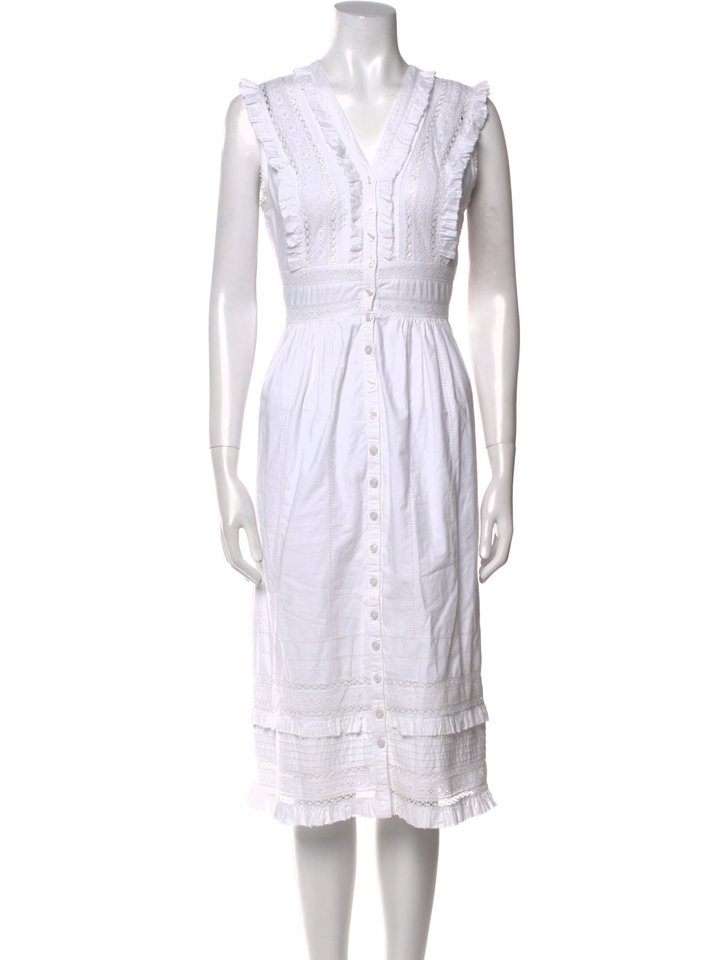 Sea New York V-Neck Midi Length Dress